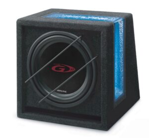 Alpine SBG-1244BR Ready to use Bass Reflex Subwoofer