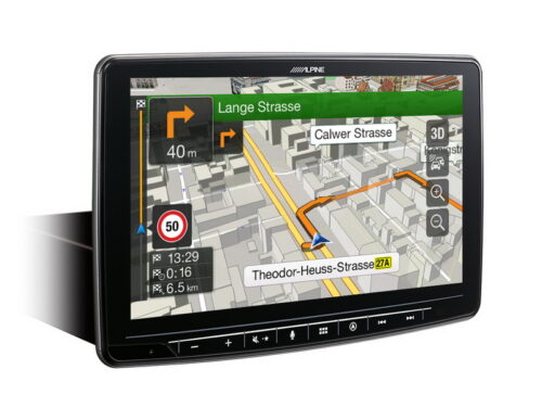 Alpine INE-F904D 1DIN Chassis – 9-inch Touch Screen